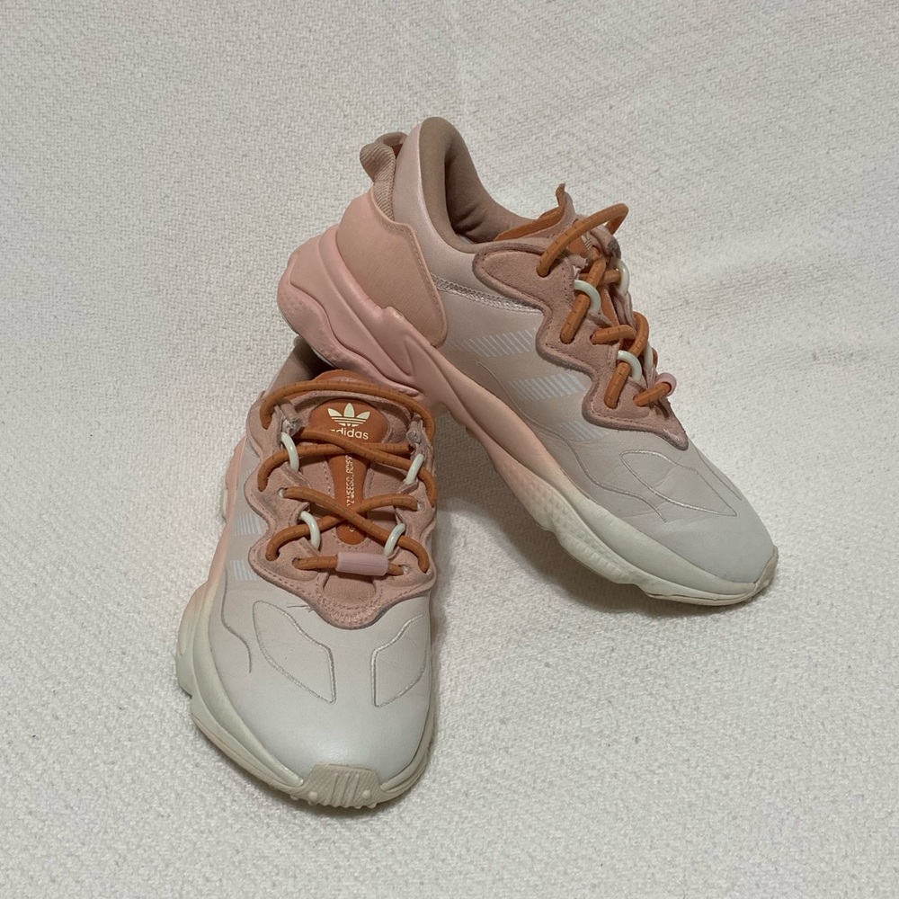 Adidas Ozweego Vapour Pink ombre running shoes sneakers women's size 6.5